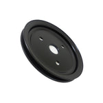 Black Steel Single Groove Crankshaft Pulley 1955 - 1968 SBC W/ Short Water Pump
