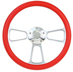 1974-1994  GMC C-Series Pick-Up Truck - Red & Billet Steering Wheel - Full Kit