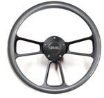 1960 - 1969  GMC Pick Up Trucks Black Billet & Carbon Fiber Steering Wheel Boss