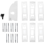 1967 - 1968 Mustang Rocker Panel Molding Clips - Complete Set for Right & Left