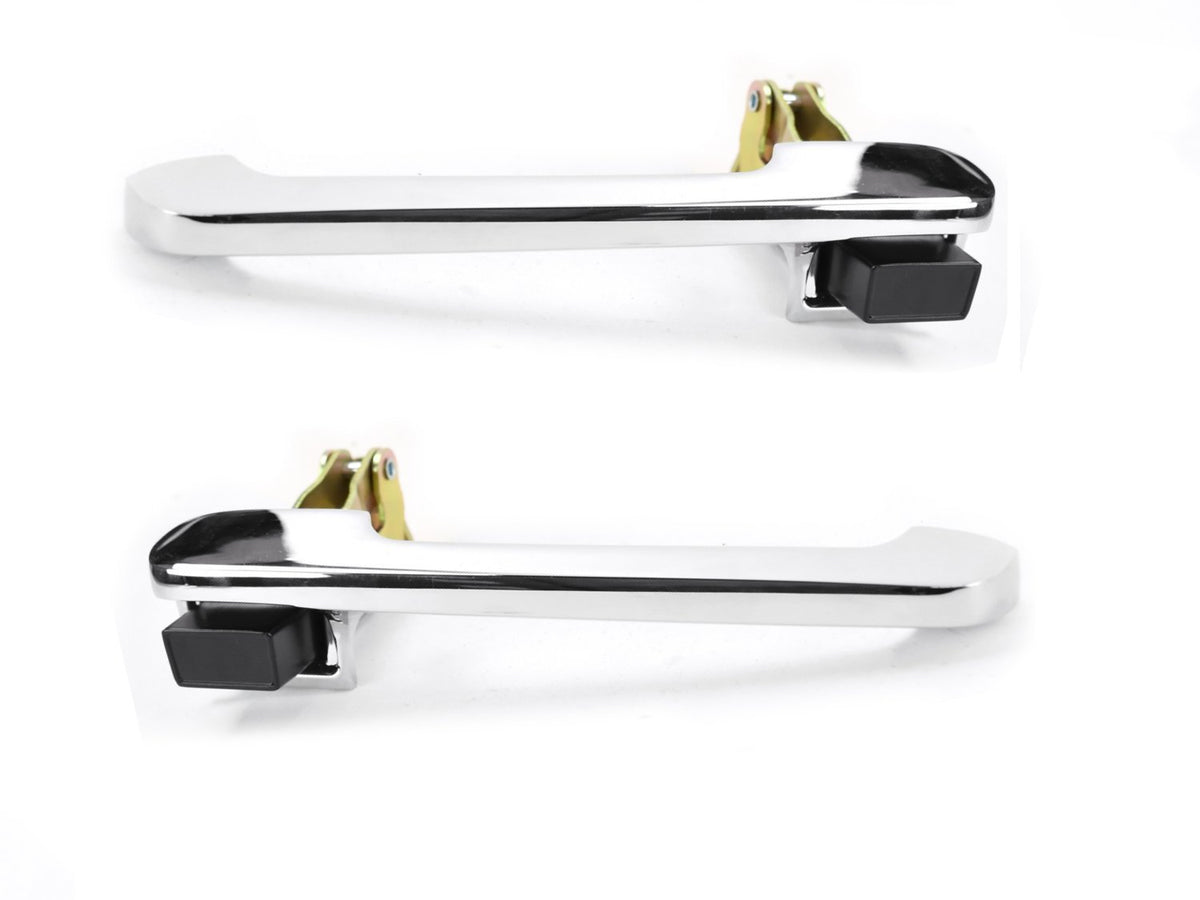 1980 - 1996 Ford Truck Exterior Door Handle Set - Driver & Passenger Side Door