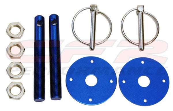 Ford Anodized Blue Hood Pin Kit Flip-Over Style Universal FREE SHIPPING 