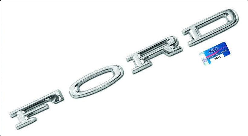 1965 - 1966 Mustang FORD Hood Letter Emblem - Official Ford