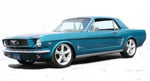 Standard Touring II Fully Assembled Seats & Brackets 1966 Mustang - Any Color