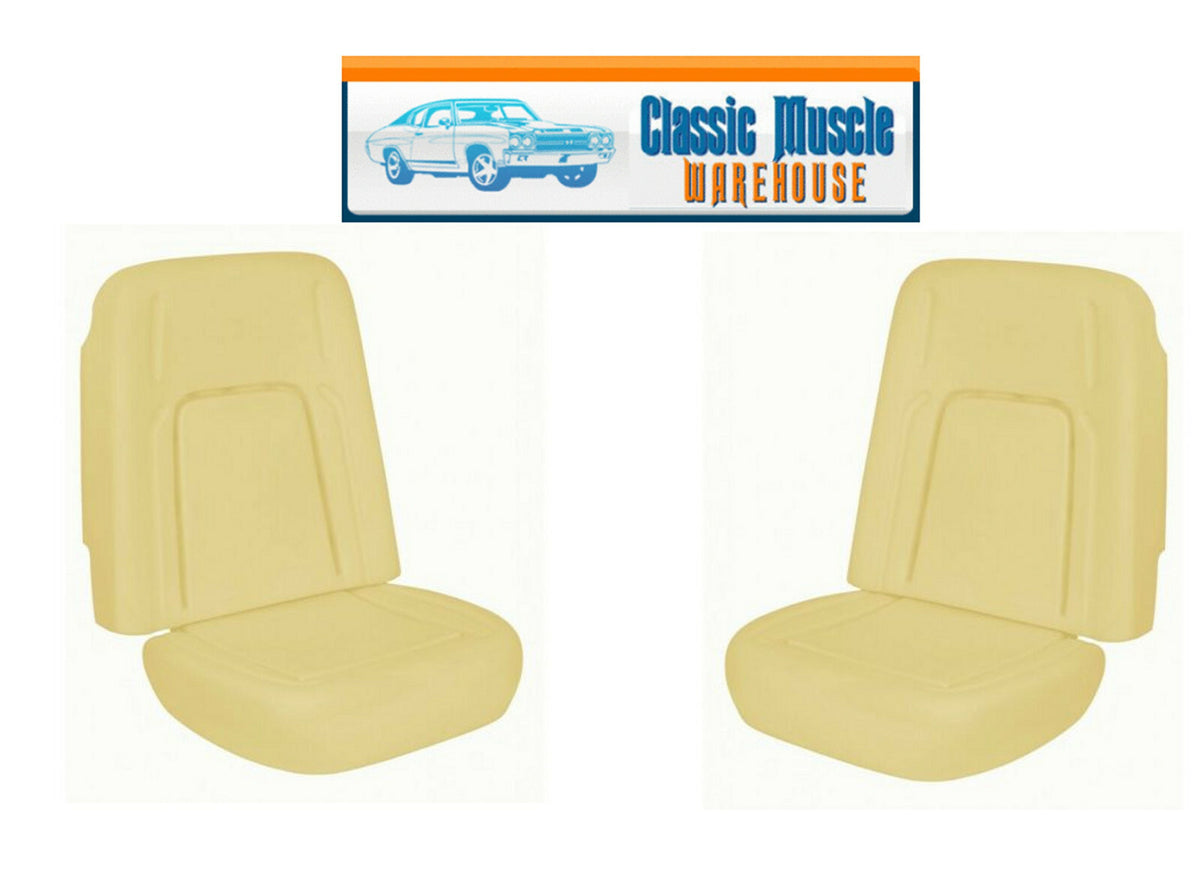 1969 Camaro Coupe Deluxe Front Seat Foam Set for Both Bucket Seats