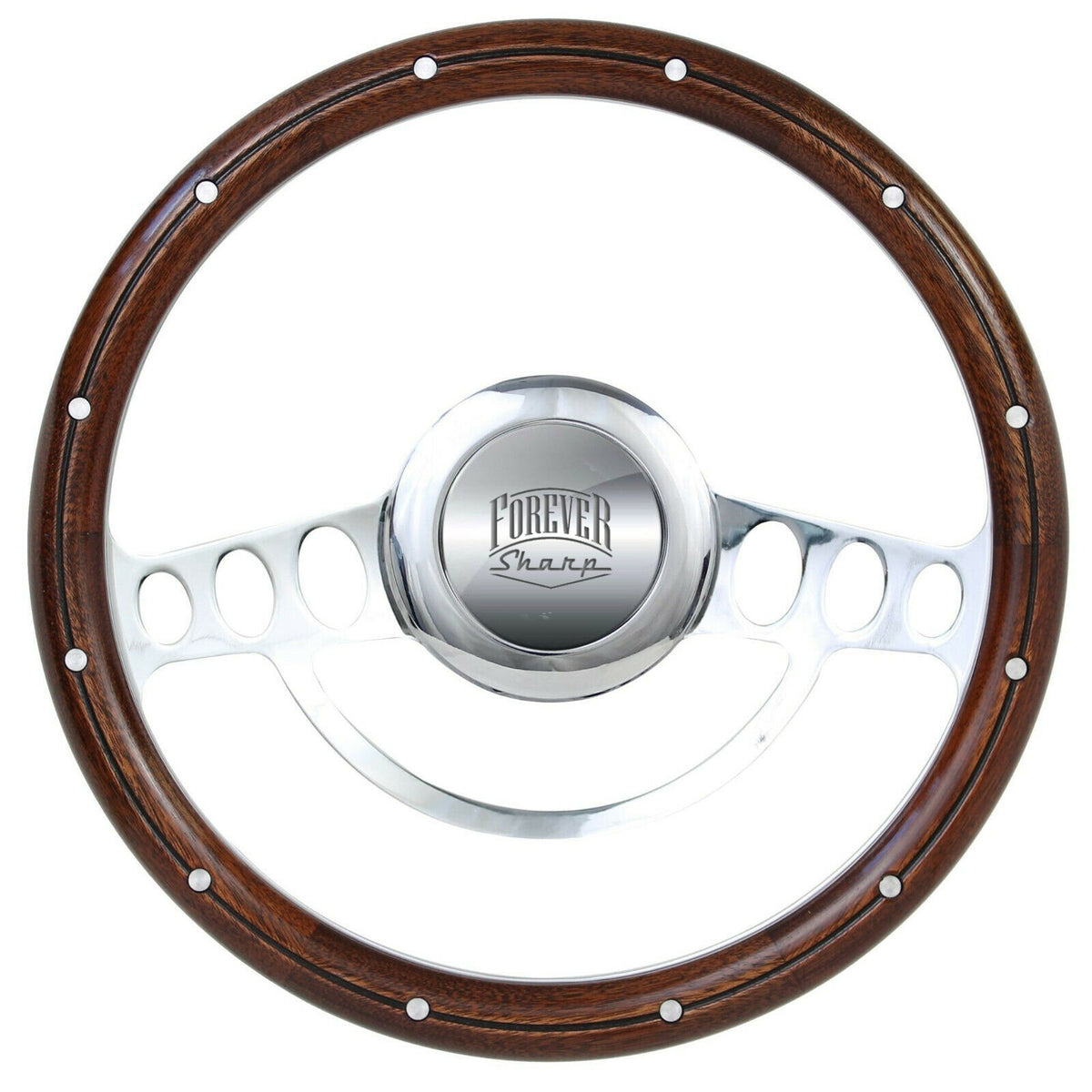 1983 1984 1985 Chevy C-Series Suburban Blazer Billet & Wood Steering Wheel Kit 