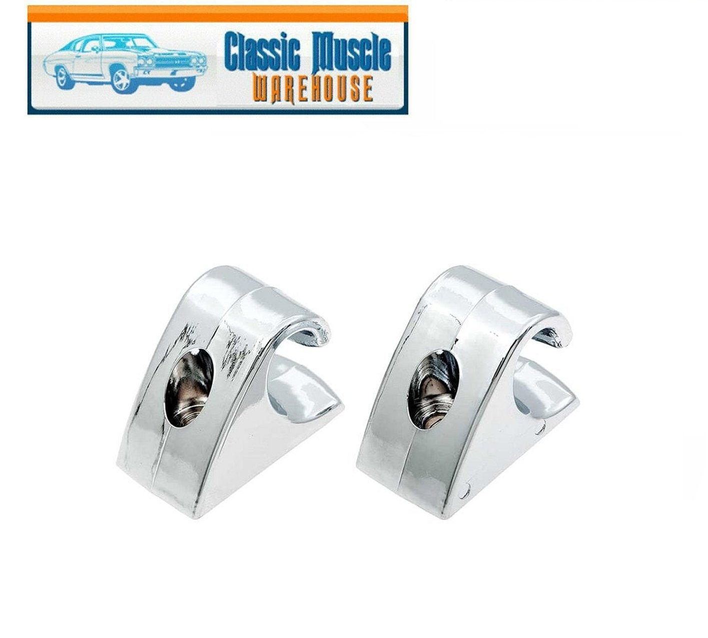 1967-72 Chevrolet/GMC Truck, Blazer, Jimmy, Suburban; Chrome Sun Visor Hooks