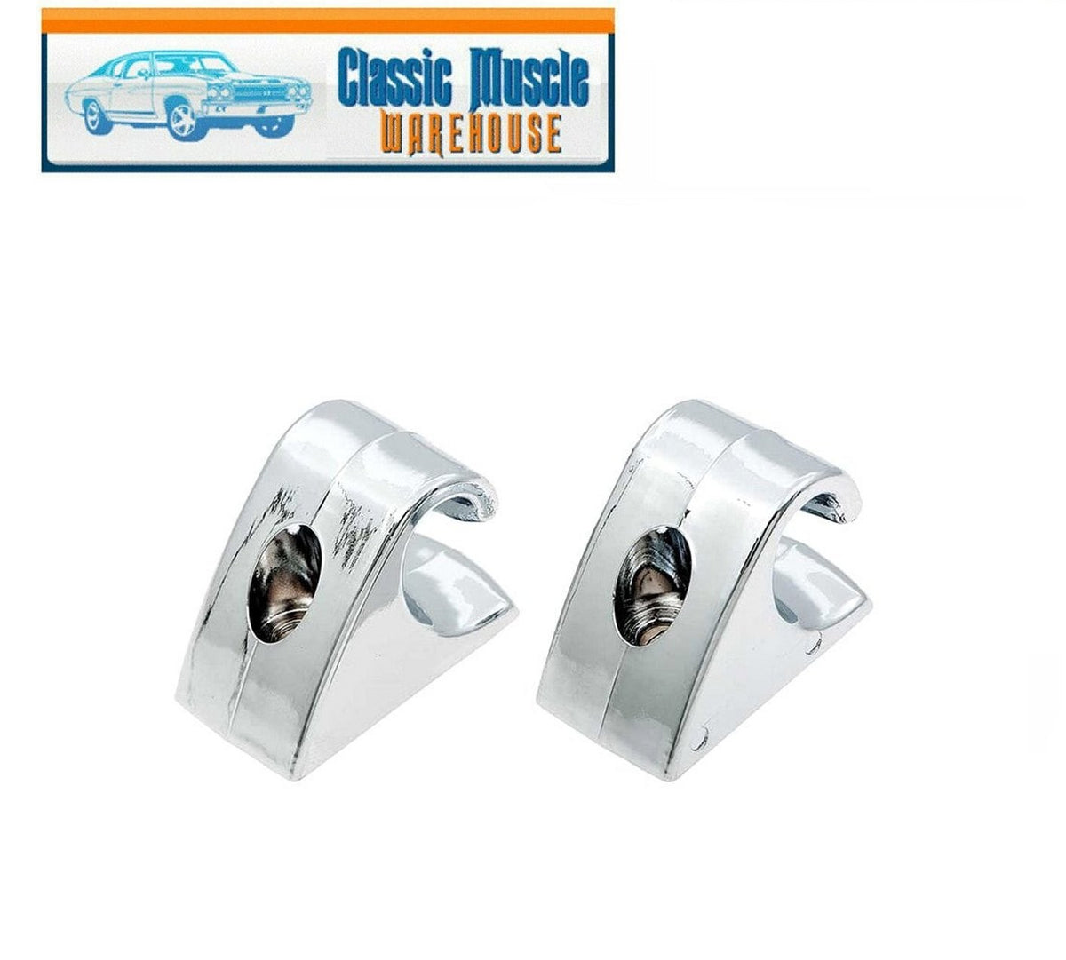 1967-72 Chevrolet/GMC Truck, Blazer, Jimmy, Suburban; Chrome Sun Visor Hooks