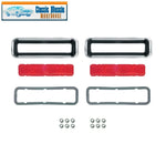 1967 Camaro RS Replacement Tail Light Set, Bezels, Lens, Speed Nuts Right & Left