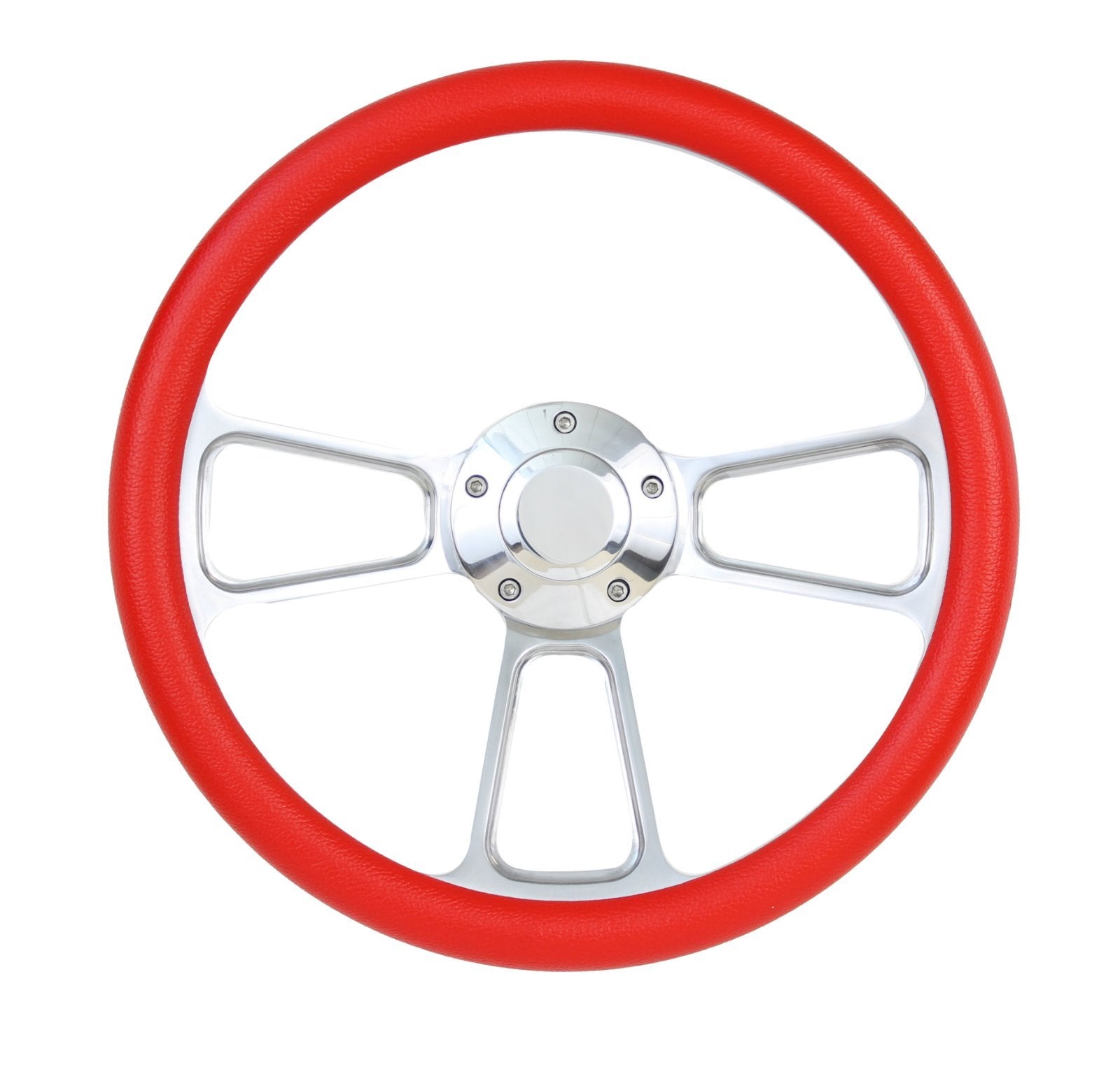 1965 1966 1967 1968 1969  Ford Mustang Red Steering Wheel & Adapter