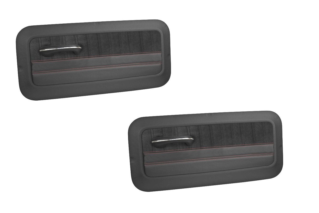 Sport R Molded Door Panel Set - Black - for 1964 - 66 Chevy, GMC C/10 Truck