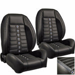 TMI Pro Series Sport XR Lowback Bucket Seats w/Blue Stitch