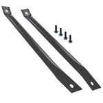 1970 - 1981 Camaro BLACK RADIATOR SUPPORT BARS with Hardware - HZ-9176-PBK