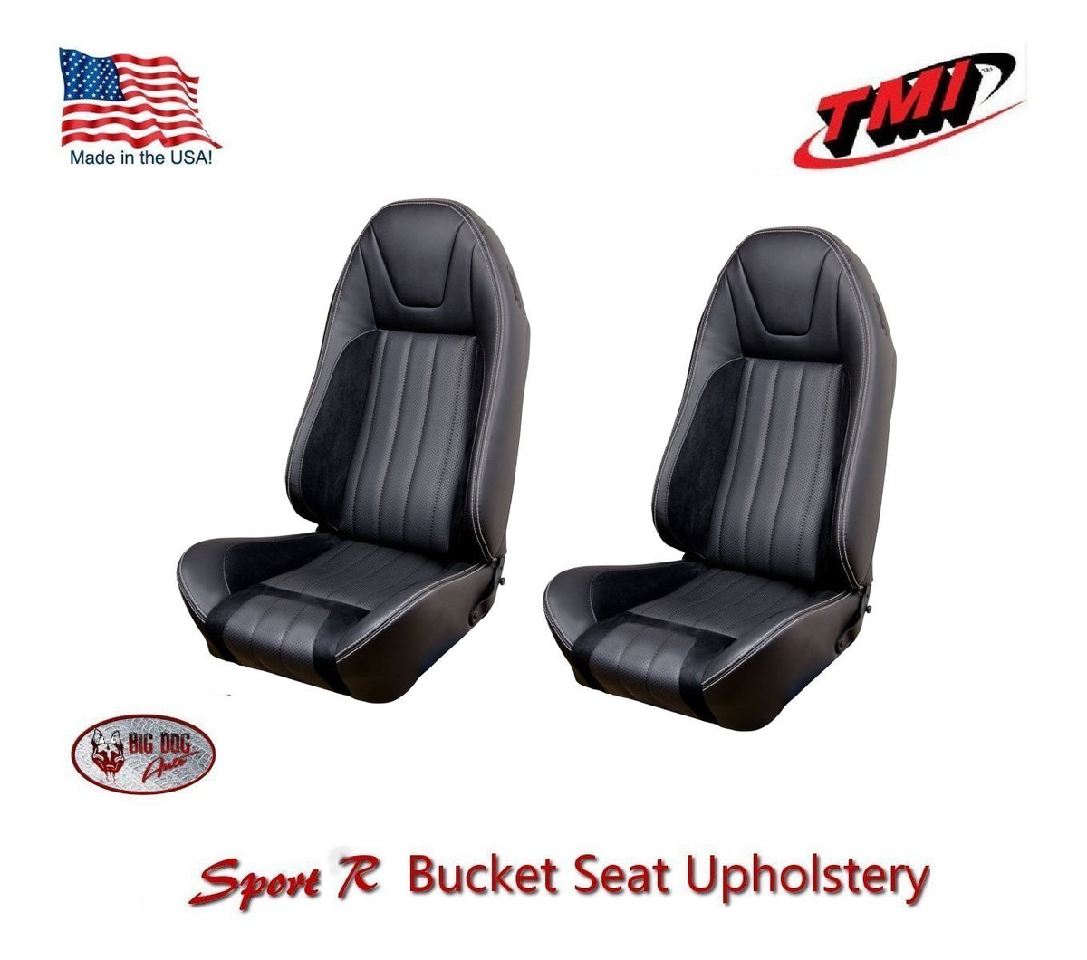 CUSTOM MADE Sport R Front & Rear Seat Upholstery for 1971 - 81 Camaro by TMI