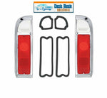 1969 - 72 Chevrolet Fleetside Pickup, Blazer, Jimmy Tail Light Bezel & Lens Kit