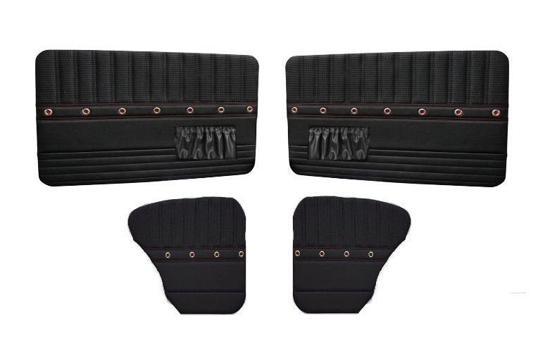 1956 - 64 Volkswagen VW Bug SPORT X Door Panel Set, Front and Rear - by TMI