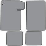 Custom Loop Carpet Floor Mat Set w/Chevy Bowtie Logo for 1964-67 Chevelle