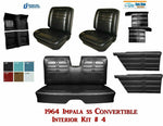 1963 Impala SS Convertible Interior Kit 4 -Upholstery, Panels, Carpet, Any Color