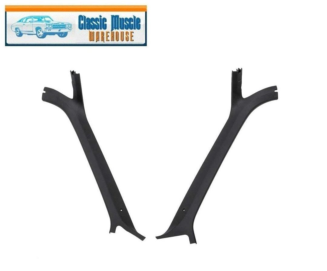 Front Inner Pillar Post Moldings - Paintable - 1981-91 Chevy, GMC C/10 Truck