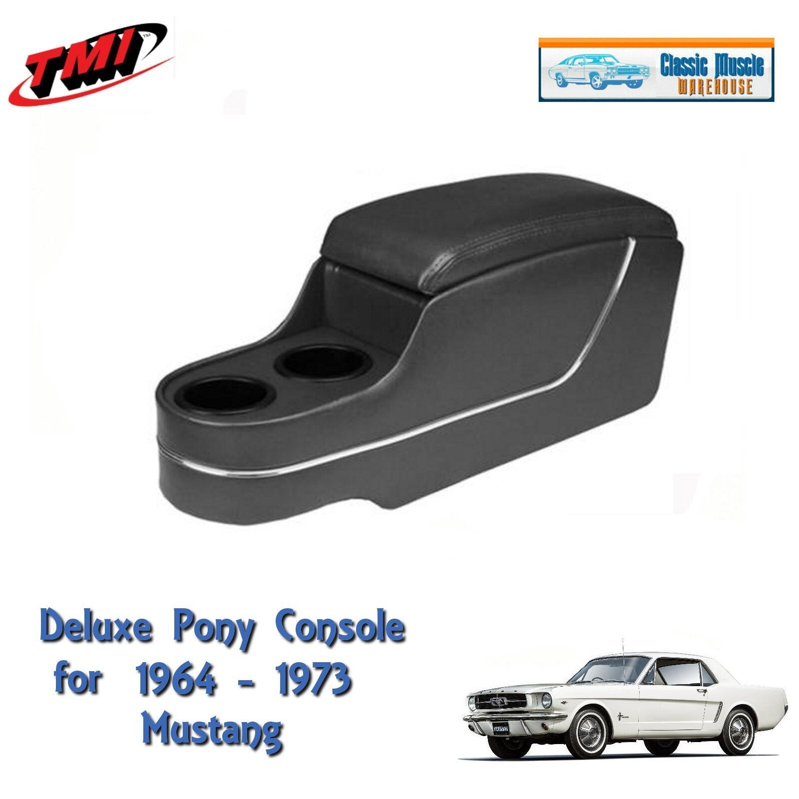 Deluxe Pony Console for 1964 to 1967 Mustang Without Factory Console, Any Color