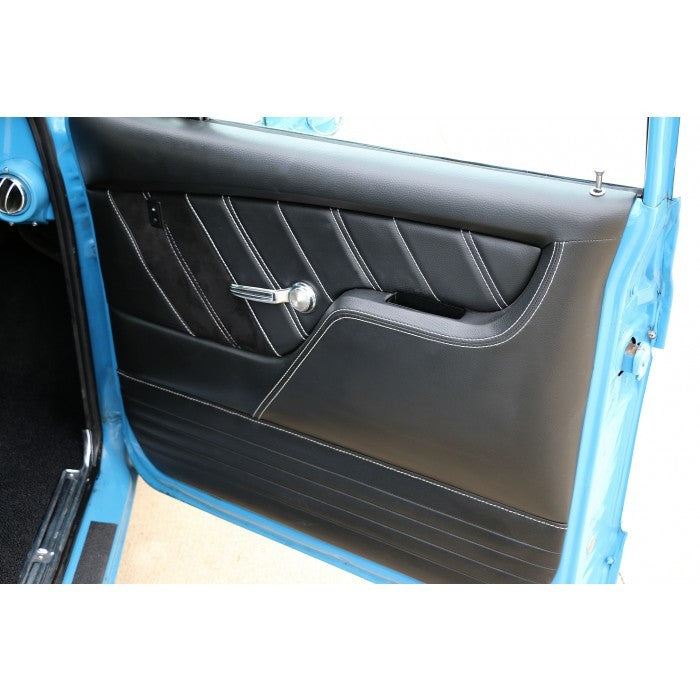 Sport R Molded Door Panel Set - Black - for 1973-80 Chevy, GMC C/10 Truck