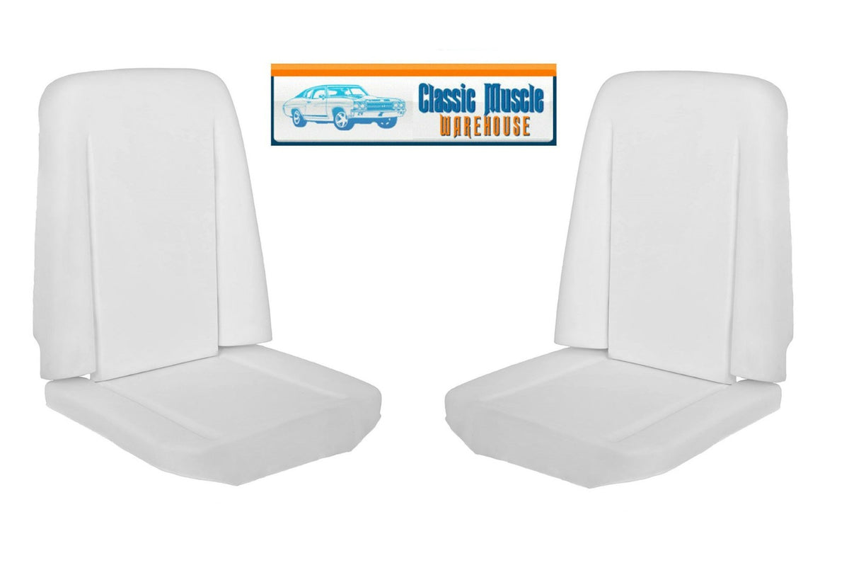 Bucket Seat Foam Set 1966 - 1970 Chevelle, El Camino, Standard No Listing Wires