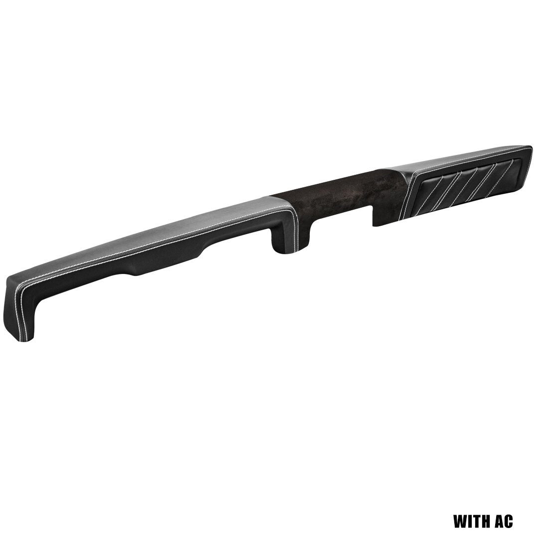 1969 Camaro Sport R Dash Pad, Black,  for Models With Factory AC