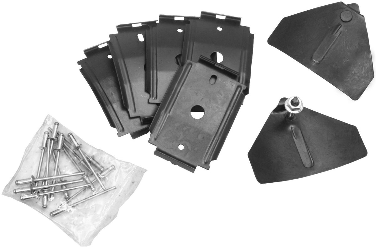 1964 - 66 Mustang Rocker Panel Molding Clips - Complete Set for Right & Left 
