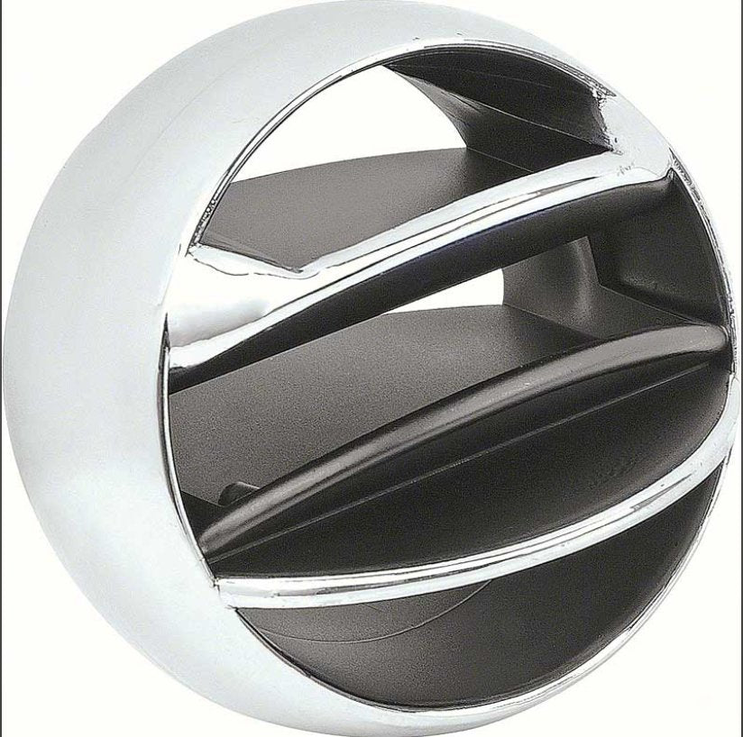 Pair of Chrome Dash Vent Balls - Camaro, El Camino, Chevelle, Corvette, Impala