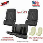 Sport VXR Front & Rear Seat Upholstery + Foam for 1964 - 67 Mustang Coupe