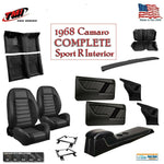 CUSTOM ORDER Complete SPORT R TMI Interior for 1968 Camaro Coupe, 53" Rear Seat