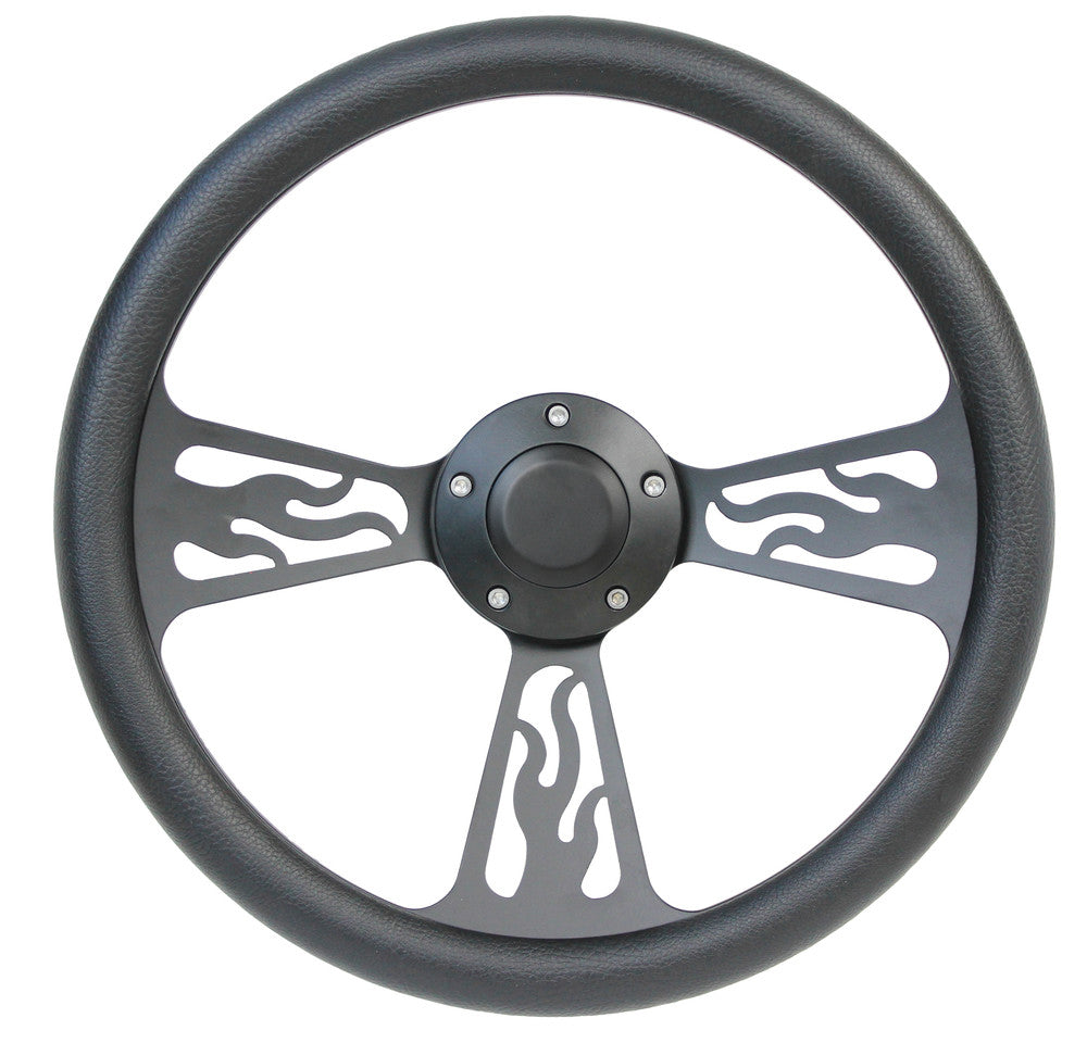 1965 1966 1967 1968 1969  Ford Mustang Black Steering Wheel, Horn, Adapter 