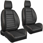 Sport Low Back with Headrest Bucket Seat Set w/Bracket Set for 1960-72 Chevy/GMC