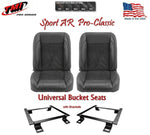 Sport "AR" Pro Classic - Complete Universal Bucket Seat Set with Brackets