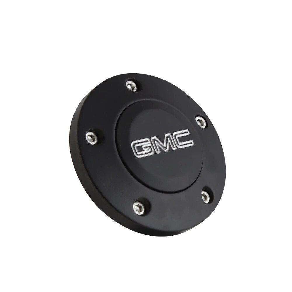 Black Billet Horn for Forever Sharp Five Hole Wheel --GMC Logo