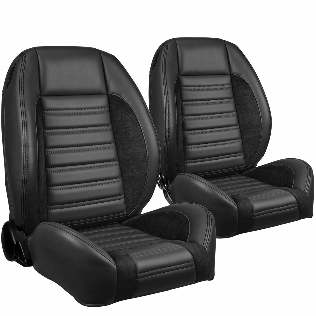 TMI Pro Series Sport R Complete Bucket Seat Set for 1965 - 1969 Barracuda