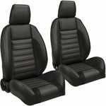 TMI Pro Series Sport R Bucket Seats w/Headrests, Brackets, Rear 1964-69 Mustang