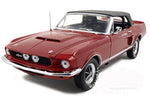 1967 -68 Mustang Sport XR Molded Door Panel Set - Charcoal Black w/Black Stitch