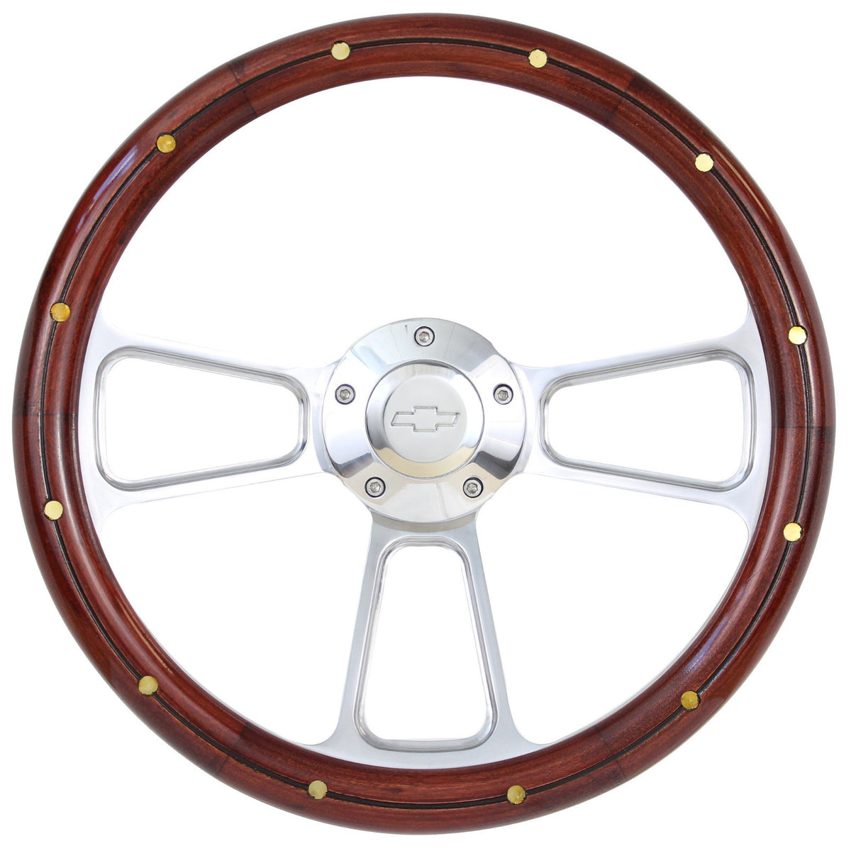 1955 -1956 Chevy Bel Air, Nomad, Cars Wood & Billet Steering Wheel & Adapter Kit