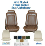 1970 Skylark Custom/GS Bucket Seat Upholstery + Foam in Your Choice of Color 