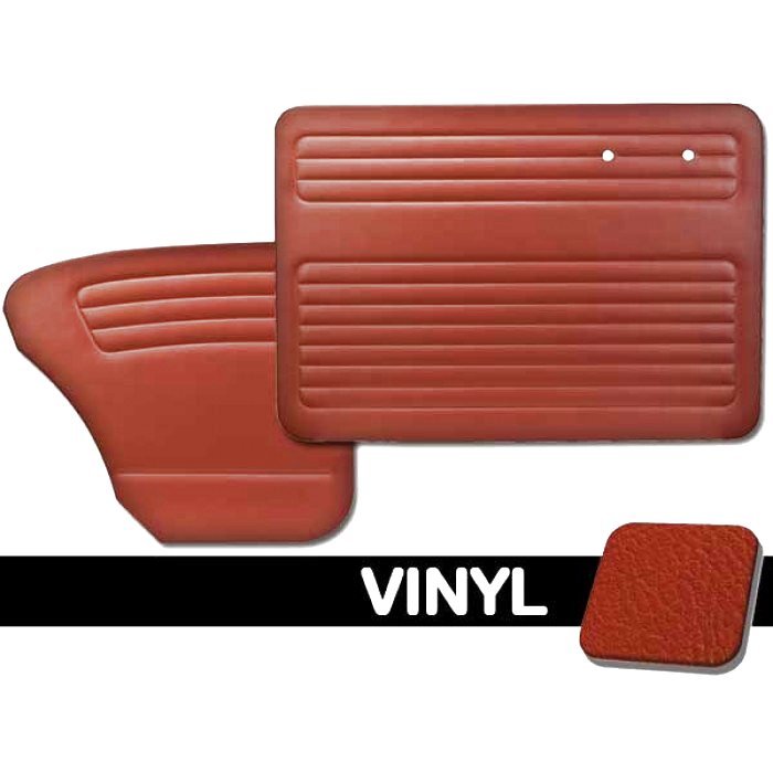 1965-66 VW Bug OEM Classic Door & Quarter Panel Set -Brick Red
