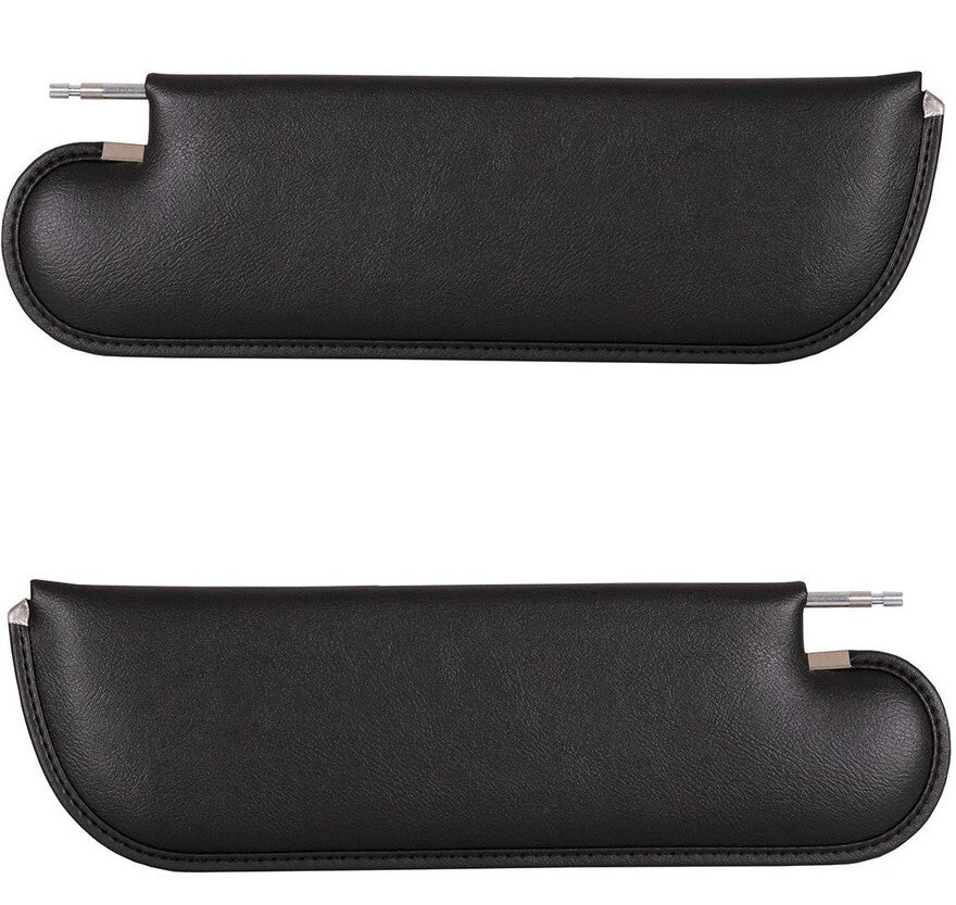 Black Unisuede Visors for  1968 - 1972 Nova Coupe/Sedan  - Made by TMI Products