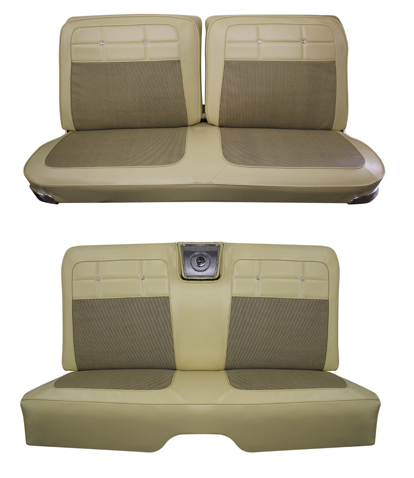 1962 Impala Coupe Front & Rear Bench Seat Upholstery in Many Colors