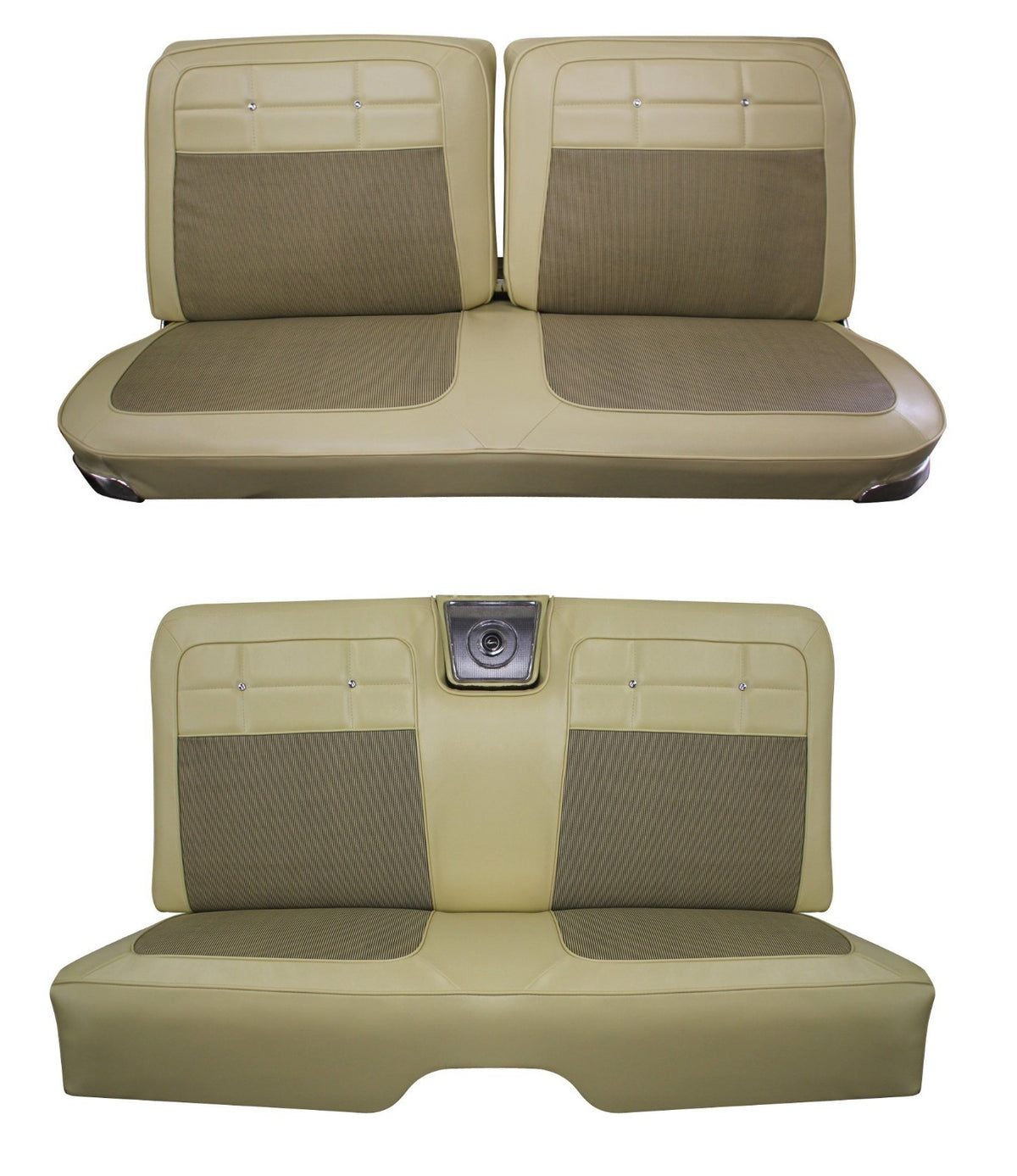 1962 Impala Coupe Front & Rear Bench Seat Upholstery in Many Colors