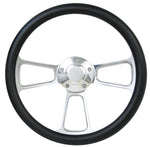 1979-1981 Dodge Truck, Van Billet and Black Steering Wheel, Full Install Kit