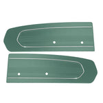 Turquoise Door Panels For 1967 Mustang -Pair- by TMI-Made in the USA  