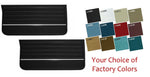 1965 Chevelle, El Camino Pre-Assembled Door Panel Set in Your Choice of  Colors