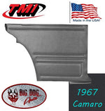 1967 Camaro Black Vinyl Quarter Panels by TMI - Made in the USA 