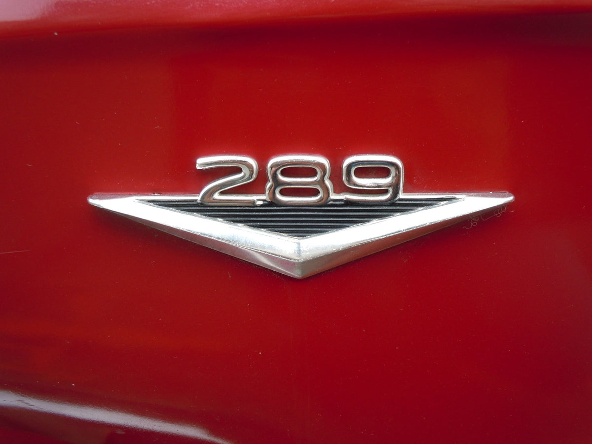 1965 - 1966 Mustang 289 Fender Emblem - PAIR for Both Sides of Car