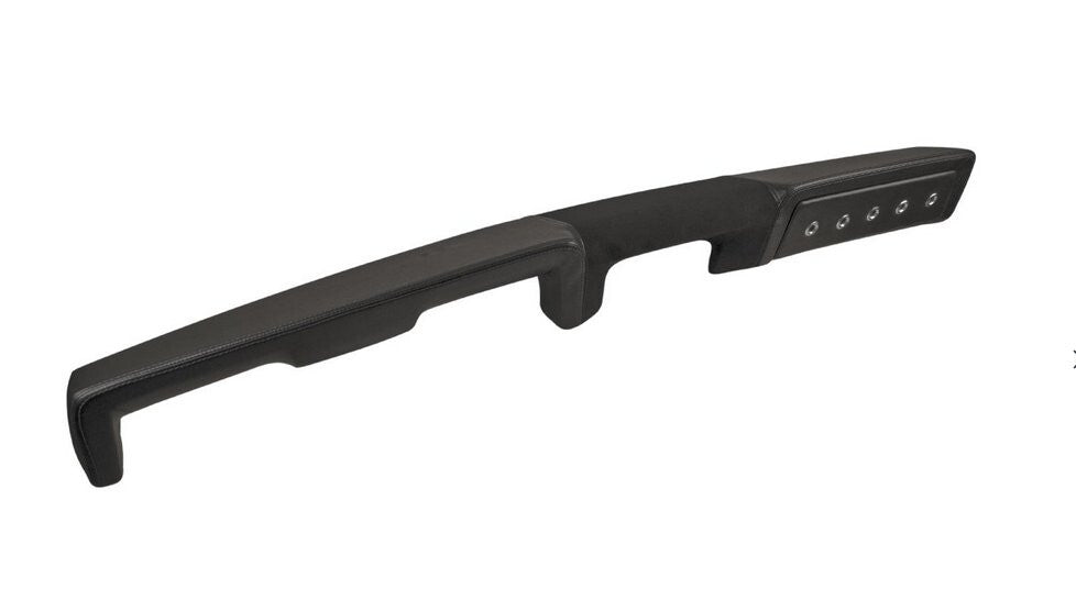 1969 Camaro Sport XR Dash Pad, Black,  for Models With Factory AC